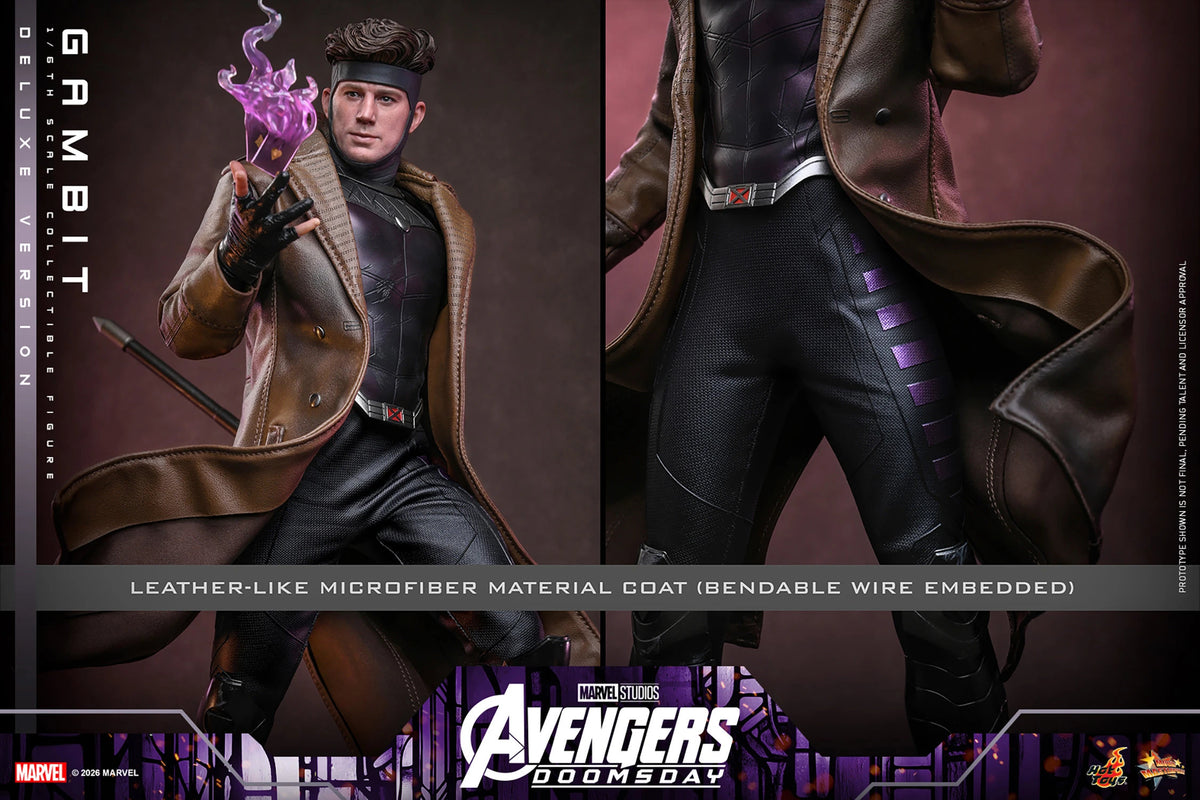 (PREVENTA) Hot Toys Movie Masterpiece Gambit (Deluxe Version) (Avengers: Doomsday)
