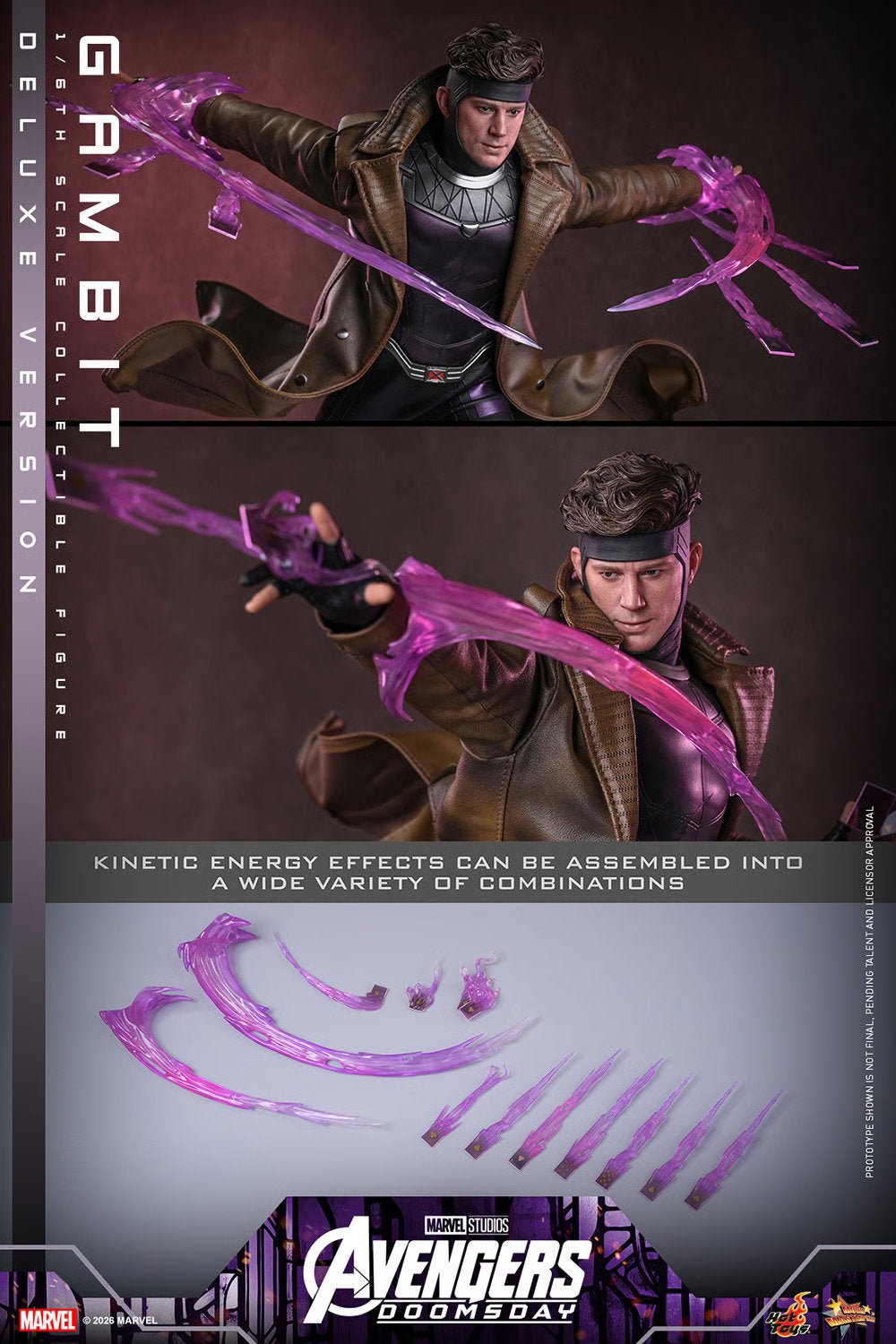 (PREVENTA) Hot Toys Movie Masterpiece Gambit (Deluxe Version) (Avengers: Doomsday)