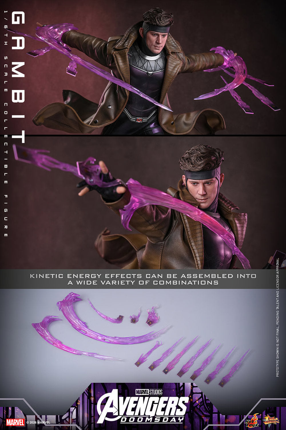 (PREVENTA) Hot Toys Movie Masterpiece Gambit (Avengers: Doomsday)