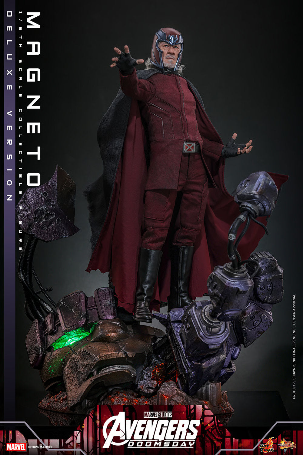 (PREVENTA) Hot Toys Movie Masterpiece Magneto (Deluxe Version) (Avengers: Doomsday)