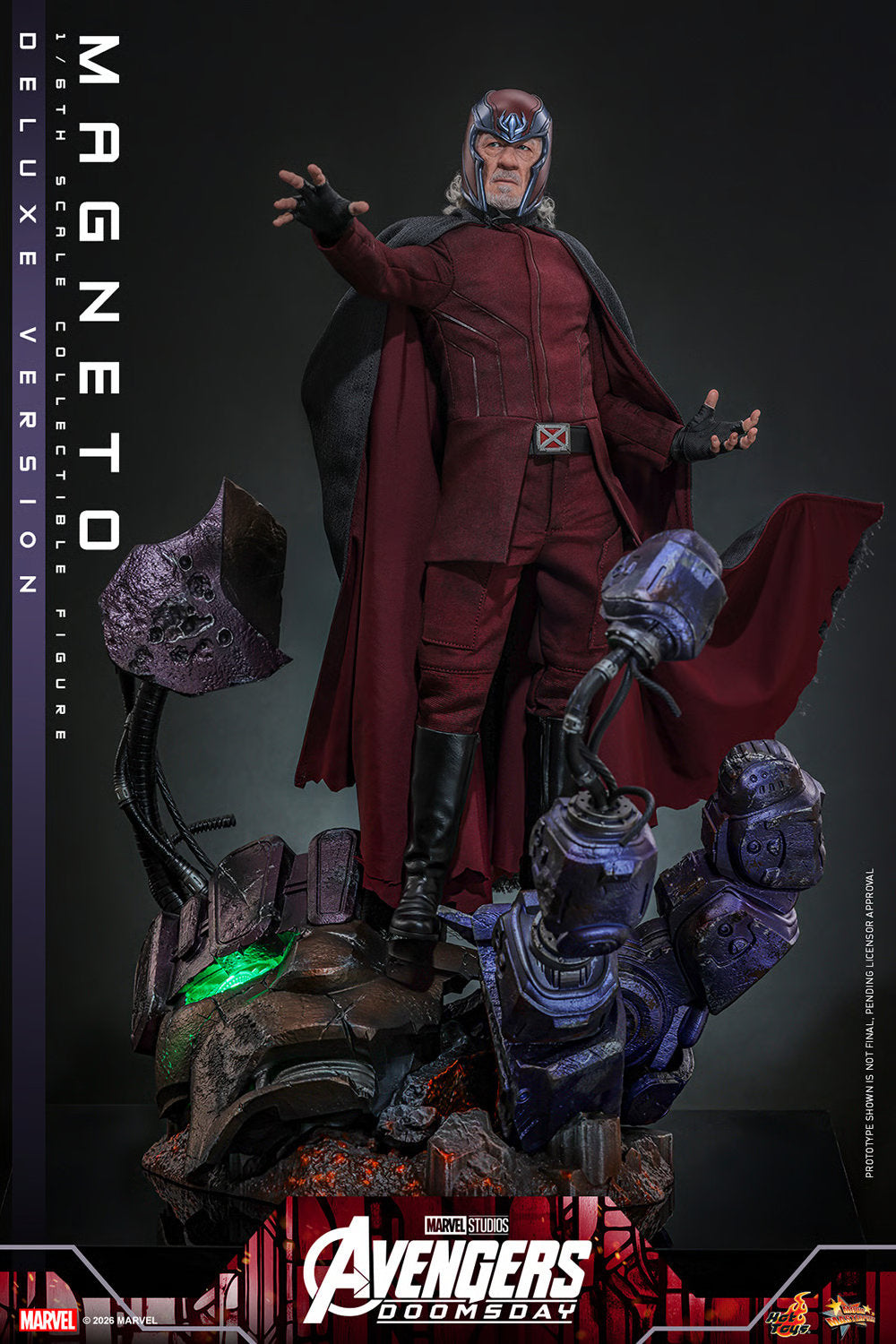 (PREVENTA) Hot Toys Movie Masterpiece Magneto (Deluxe Version) (Avengers: Doomsday)