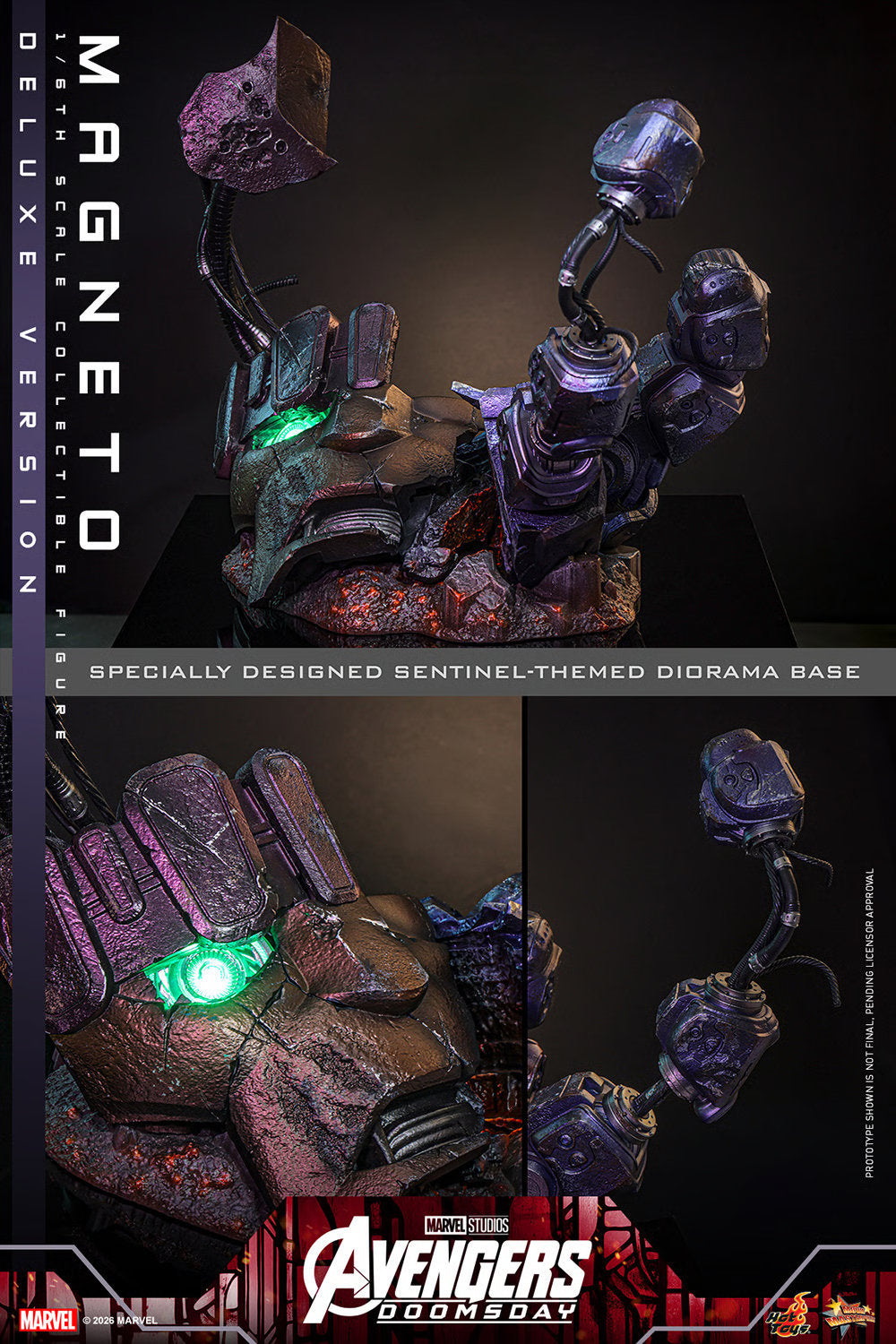 (PREVENTA) Hot Toys Movie Masterpiece Magneto (Deluxe Version) (Avengers: Doomsday)