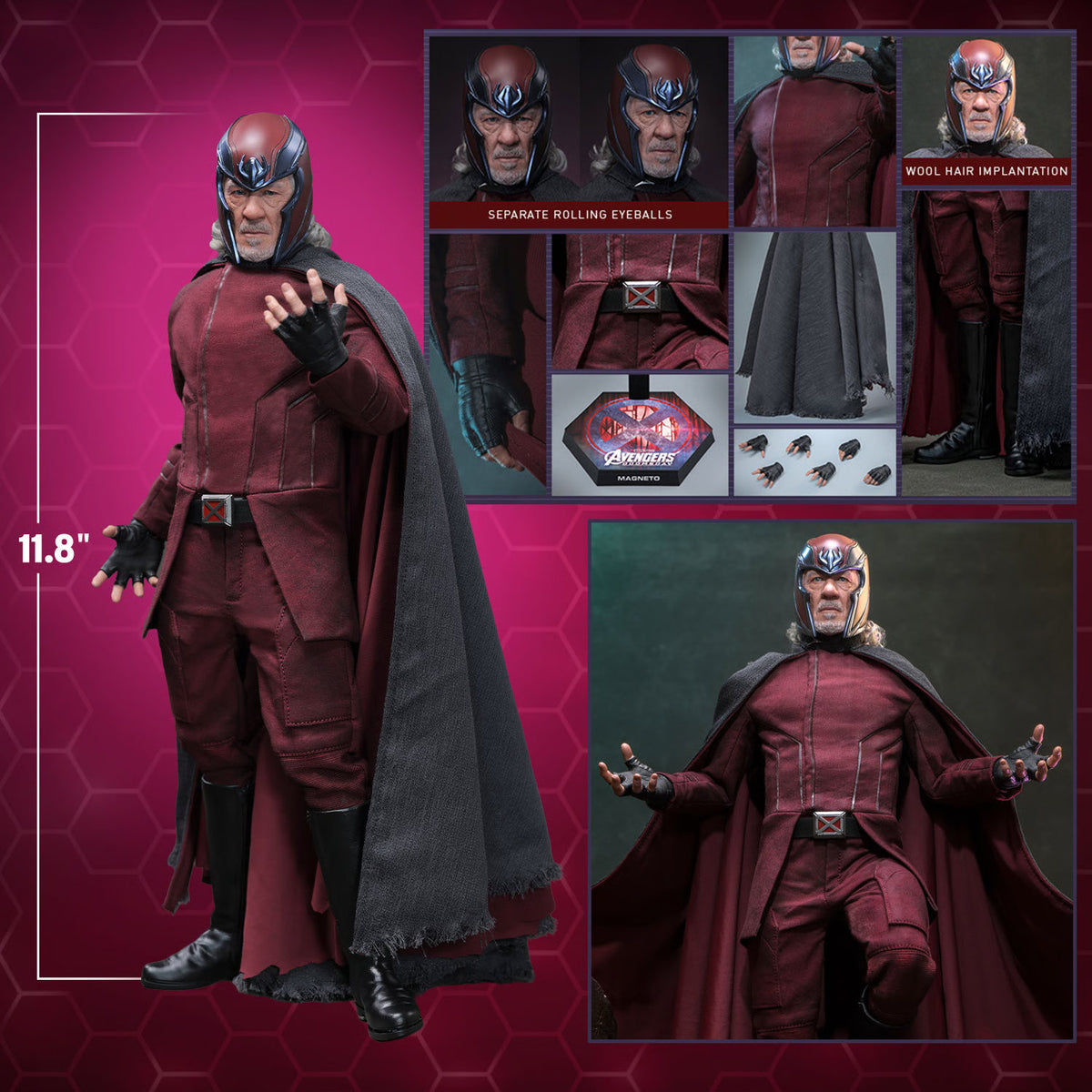(PREVENTA) Hot Toys Movie Masterpiece Magneto (Avengers: Doomsday)