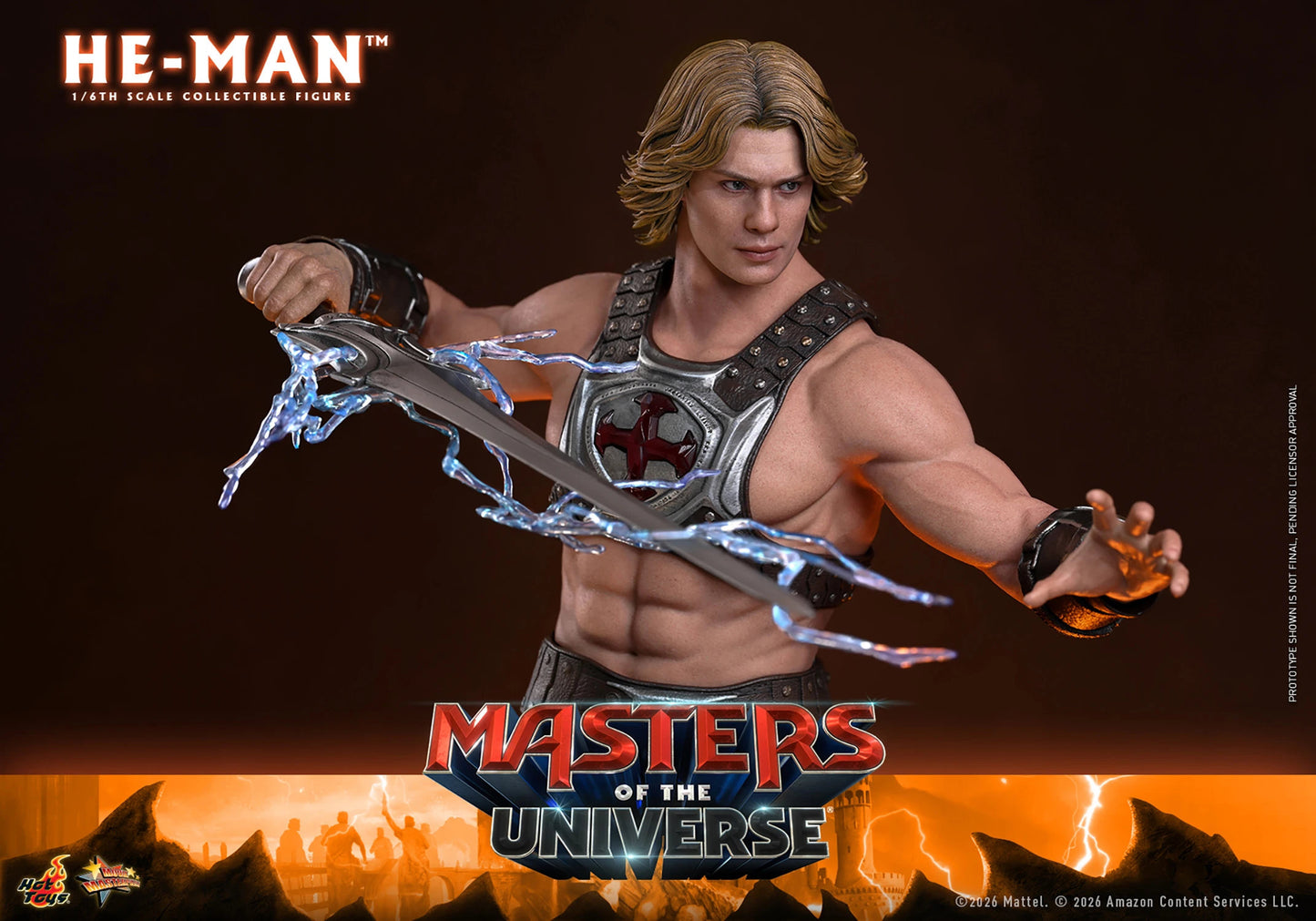 (PREVENTA) Hot Toys He-Man Masters of the Universe Movie Masterpiece Fully Poseable Figure