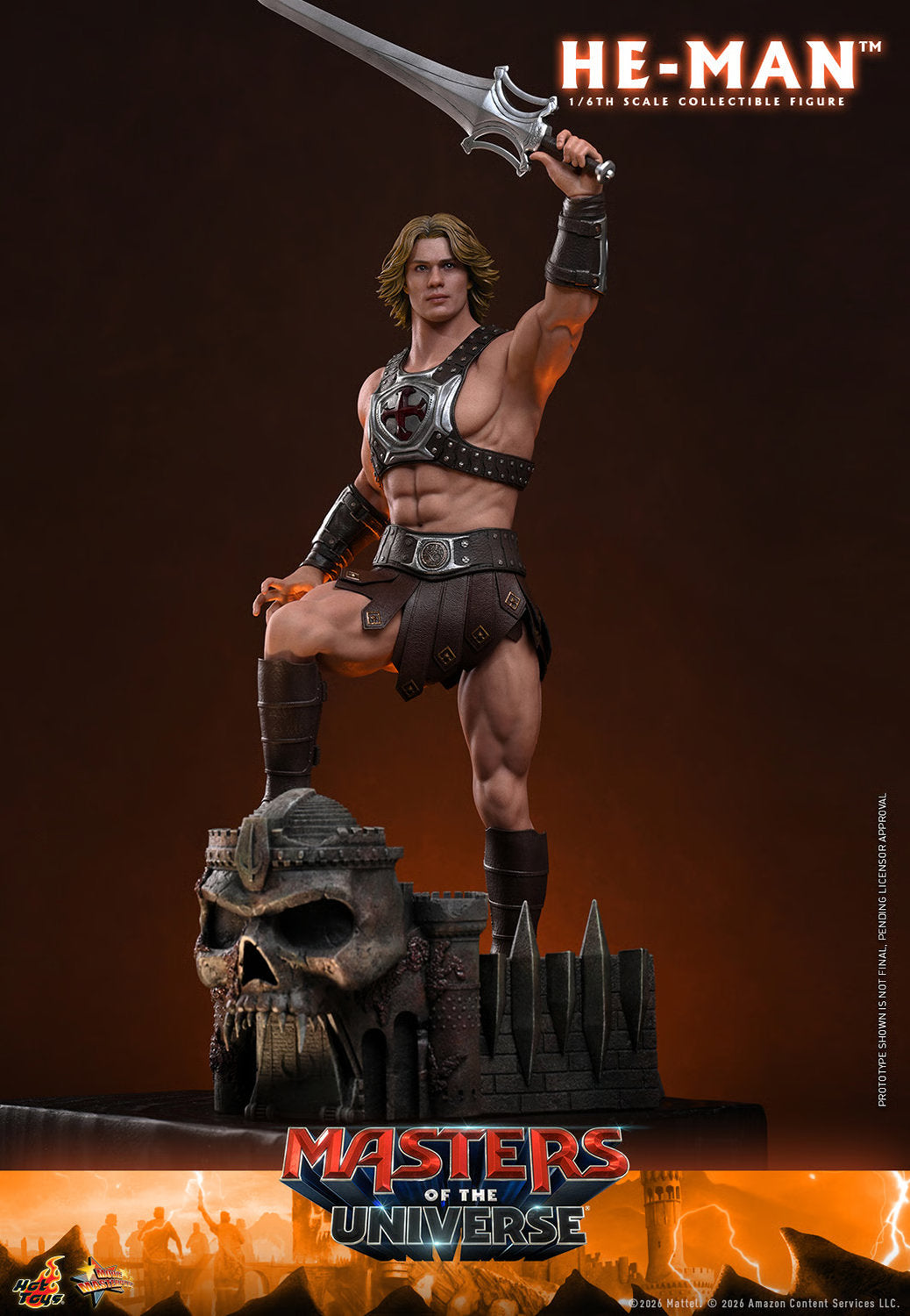 (PREVENTA) Hot Toys He-Man Masters of the Universe Movie Masterpiece Fully Poseable Figure