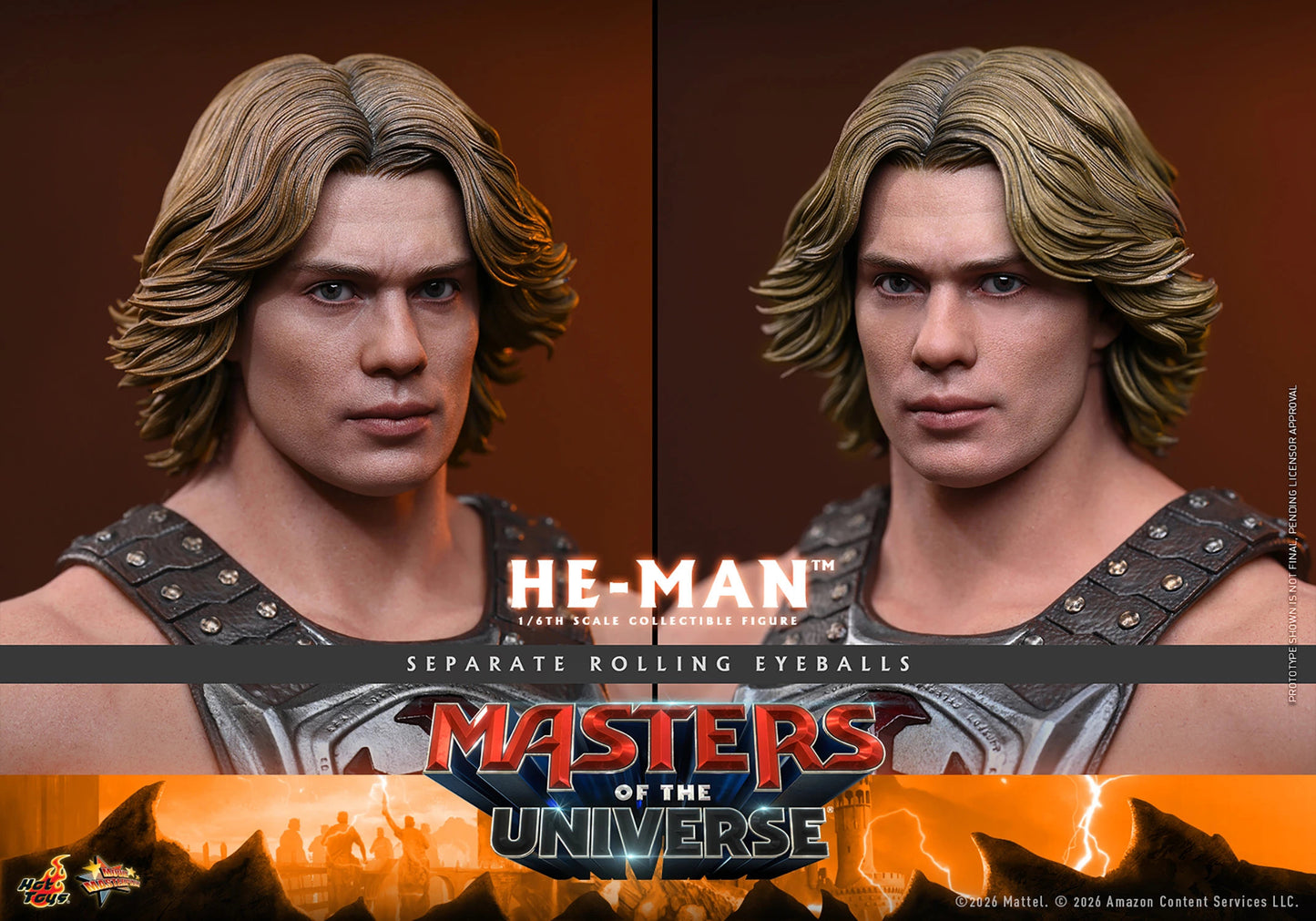 (PREVENTA) Hot Toys He-Man Masters of the Universe Movie Masterpiece Fully Poseable Figure