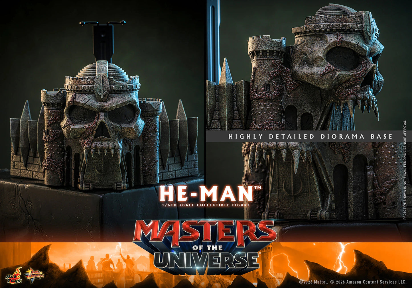 (PREVENTA) Hot Toys He-Man Masters of the Universe Movie Masterpiece Fully Poseable Figure