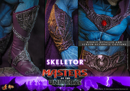 (PREVENTA) Hot Toys Skeletor Masters of the Universe Movie Masterpiece Fully Poseable Figure