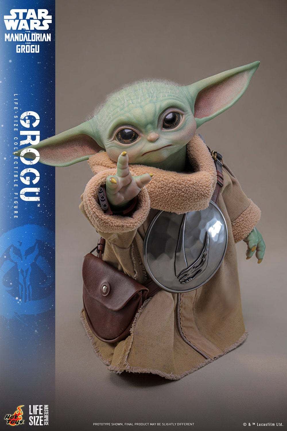 (PREVENTA) Hot Toys Grogu Life Size Masterpiece (Star Wars: The Mandalorian & Grogu) (Reissue)