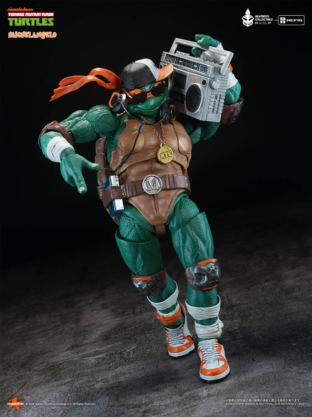 (PREVENTA) HEATBOYS Michelangelo Action Figure Deluxe Edition (Teenage Mutant Ninja Turtles)
