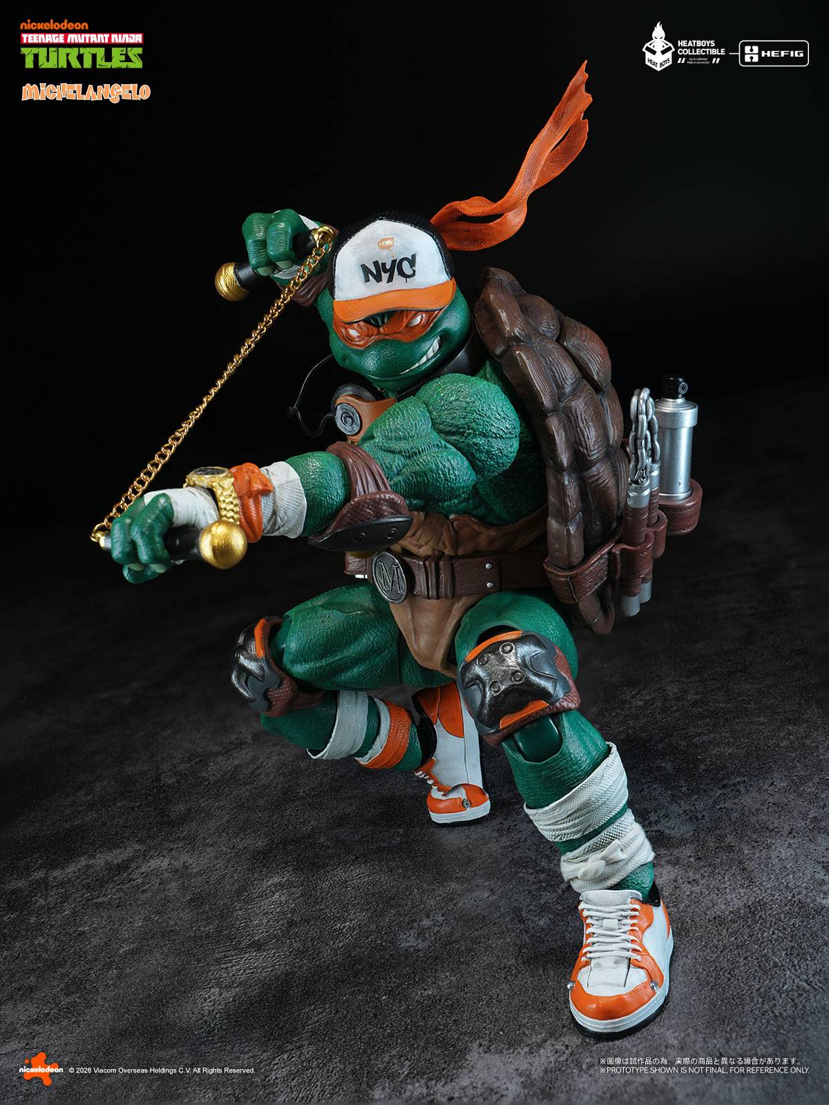 (PREVENTA) HEATBOYS Michelangelo Action Figure Deluxe Edition (Teenage Mutant Ninja Turtles)