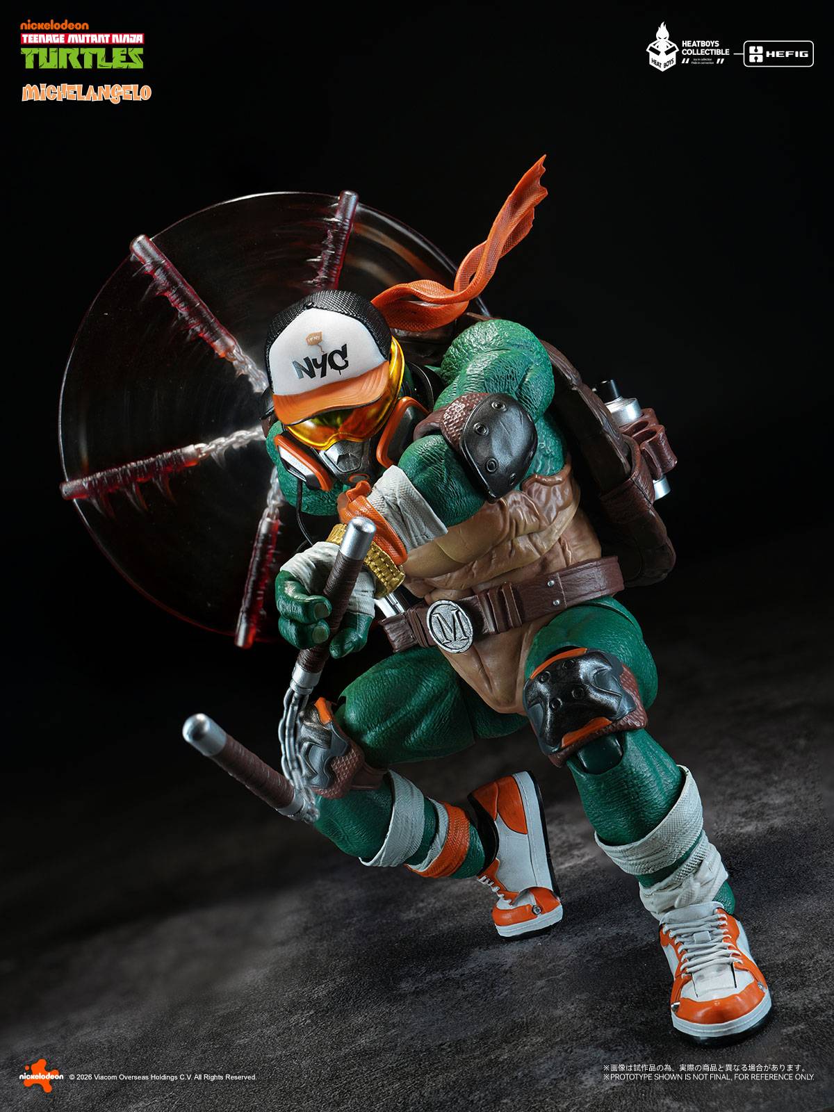(PREVENTA) HEATBOYS Michelangelo Action Figure Deluxe Edition (Teenage Mutant Ninja Turtles)