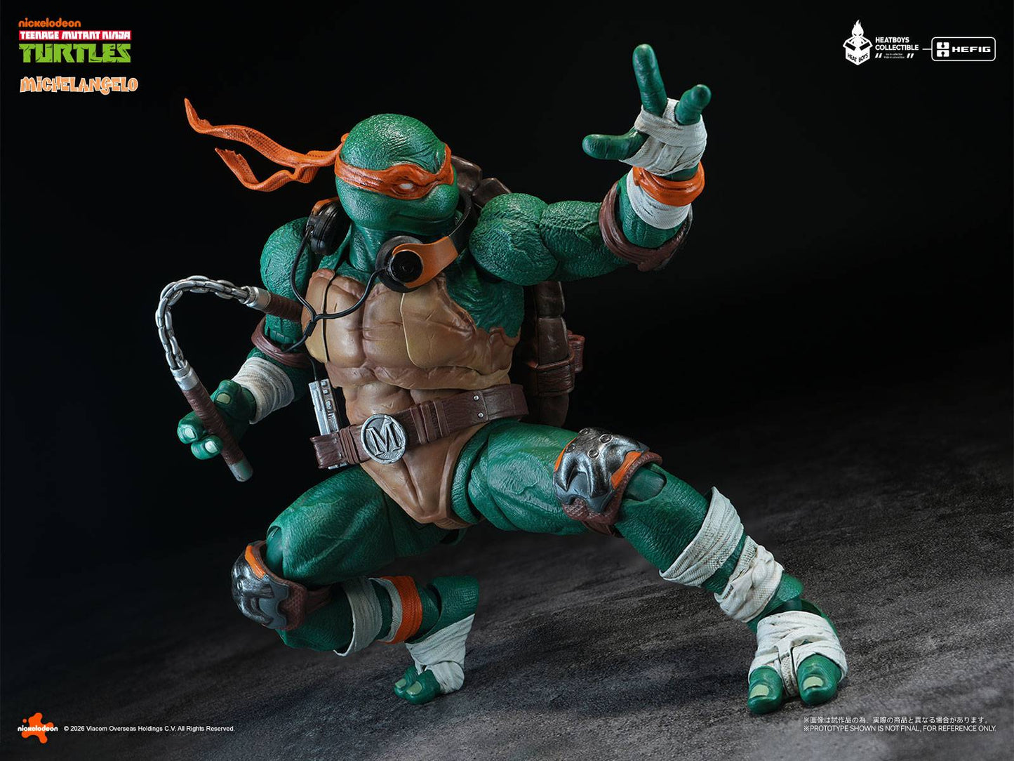 (PREVENTA) HEATBOYS Michelangelo Action Figure (Teenage Mutant Ninja Turtles)