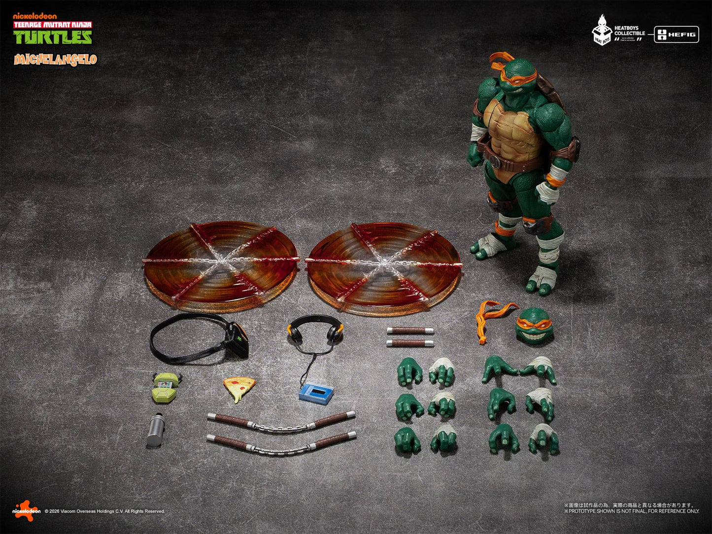(PREVENTA) HEATBOYS Michelangelo Action Figure (Teenage Mutant Ninja Turtles)