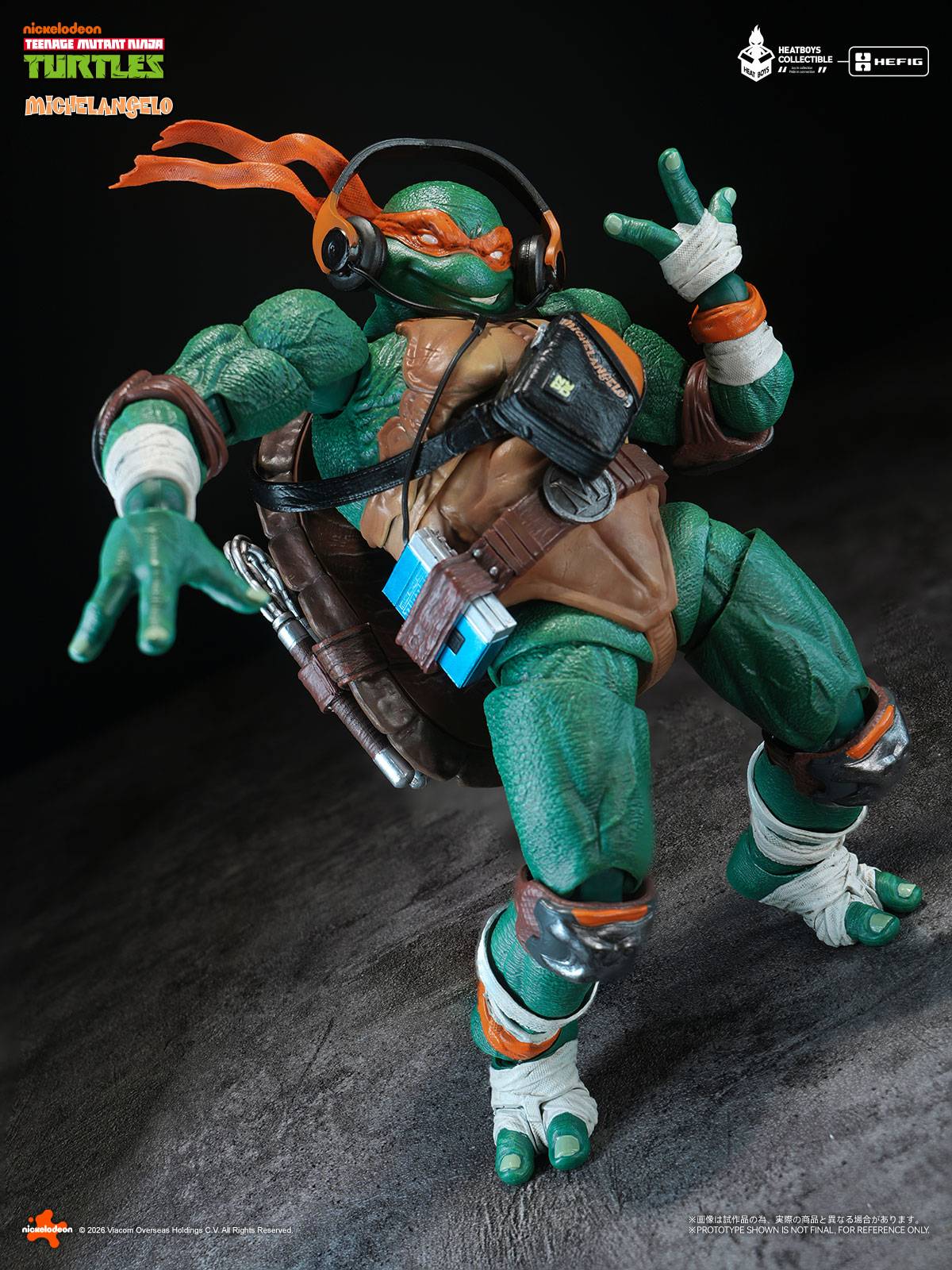 (PREVENTA) HEATBOYS Michelangelo Action Figure (Teenage Mutant Ninja Turtles)