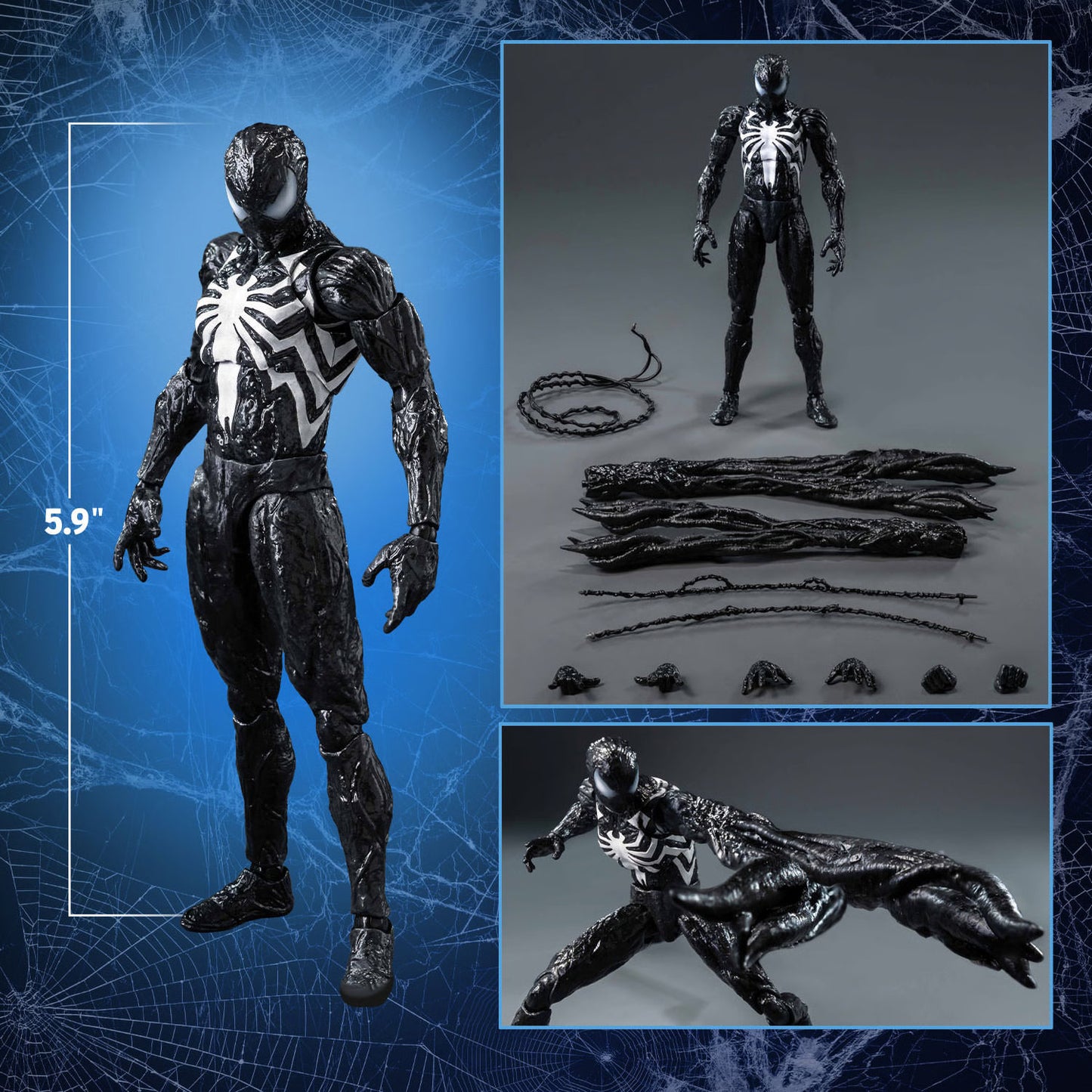(PREVENTA) DLX - Spider-Man Symbiote Suit (Peter Parker) (Spider-Man 2)